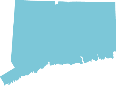 Connecticut state graphic