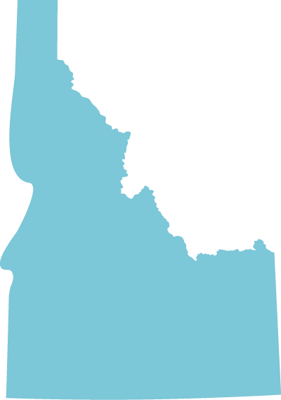 Idaho state graphic
