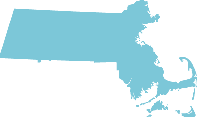 Massachusetts state graphic
