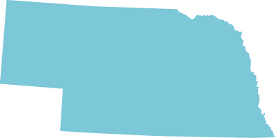 Nebraska state graphic