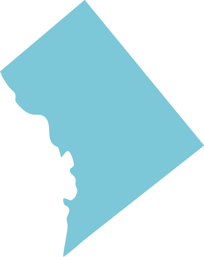 Washington DC state graphic